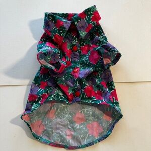 Fuzz Yard Button Down Floral Dog Shirt